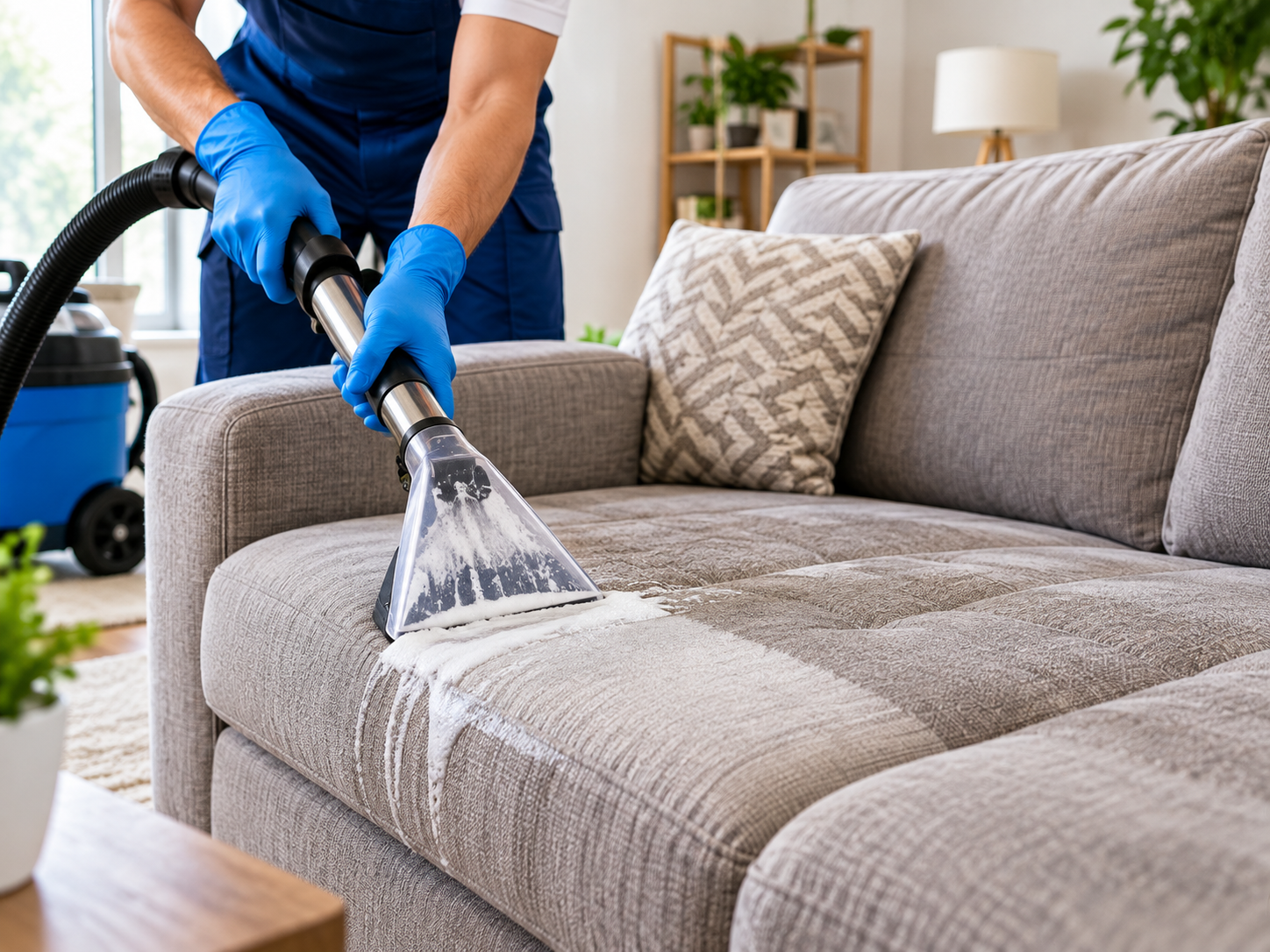 Lavado profesional de muebles tapizados