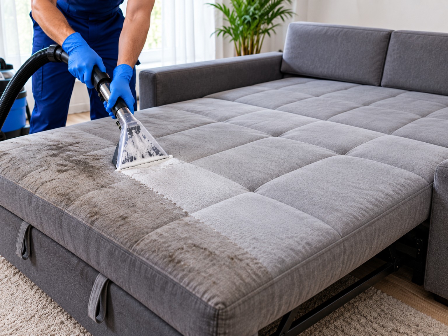 Limpieza de sofá cama