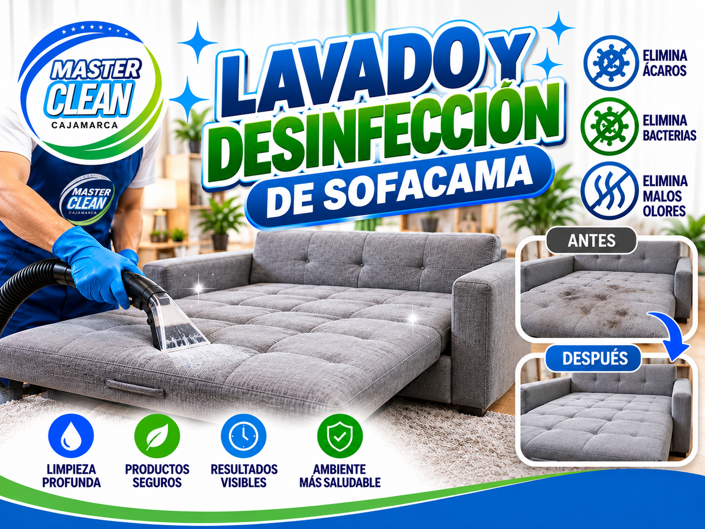 Lavado de sofá cama